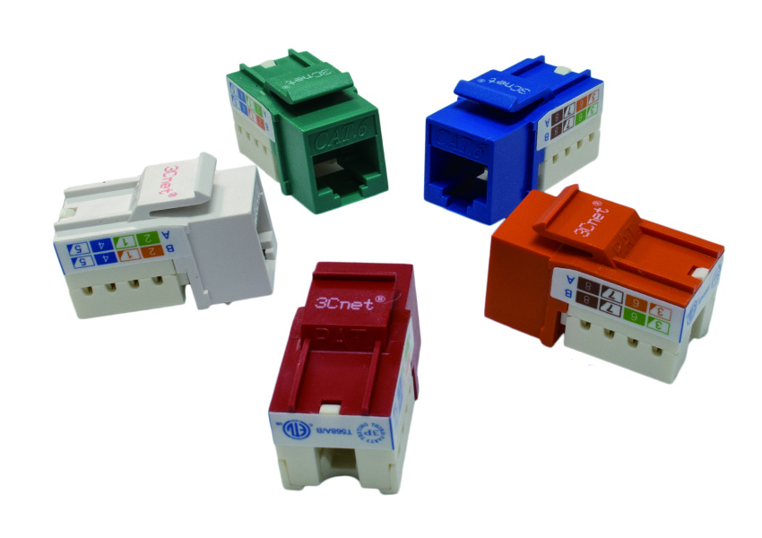 資訊插座CAT.6 (RJ-45 KEYSTONE JACK)